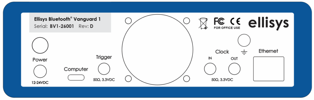 Bluetooth Vanguard Rear Panel